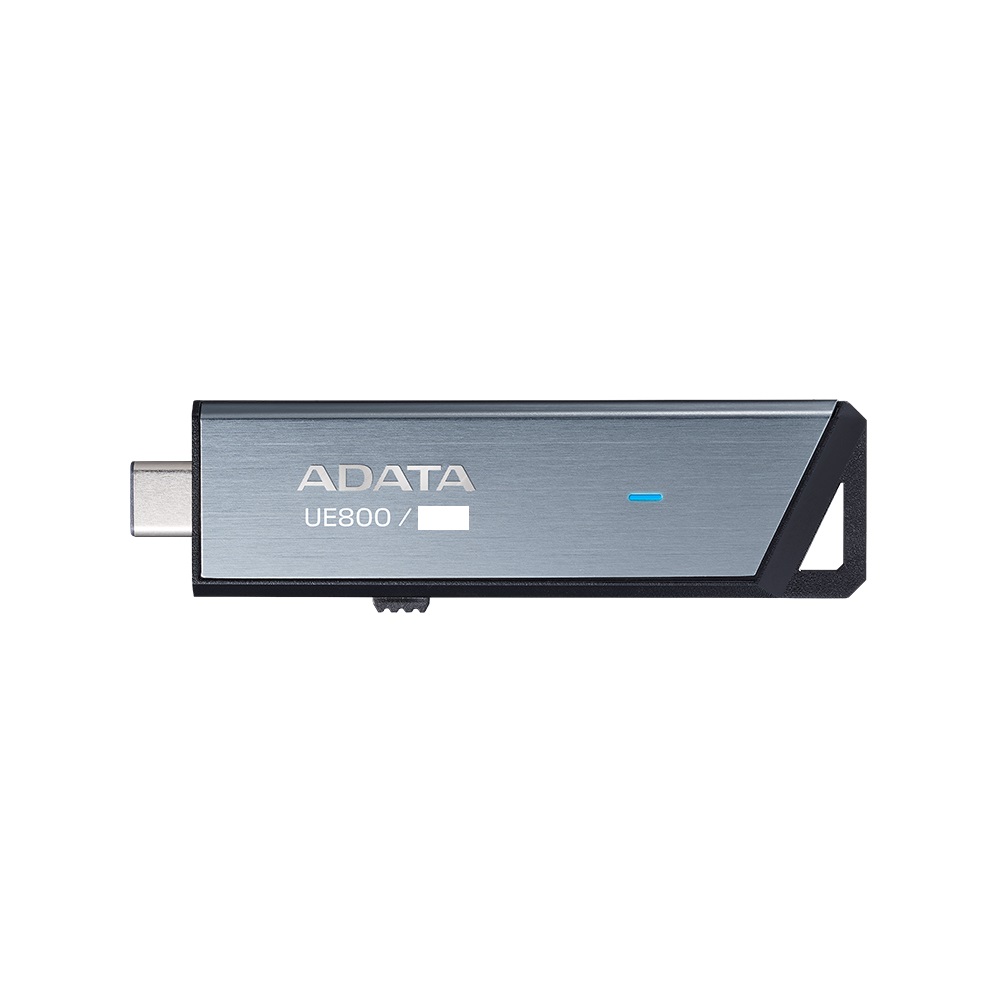 ADATA - Elite UE800 1TB USB Type-C USB 3.2 Gen2 Flash Drive Portable SSD up to 1000MB/s iPhone 15 Pro Series/Android/PS5 - Gray