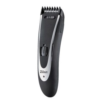 Aparat De Tuns Profesional Zilan ZLN-1253 Fara Fir, Cap Si Lame Din Otel, Ulei Si Perie De Curatare Incluse, Negru