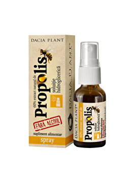 Supliment Alimentar Dacia Plant Spray Propolis Fara Alcool, 20 Ml