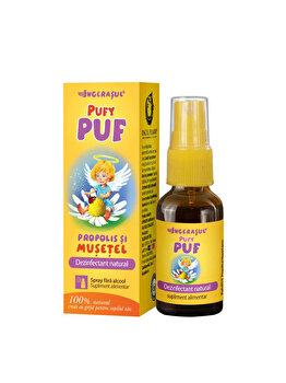 Supliment Alimentar Dacia Plant Spray Pufy PUF Propolis Si Musetel, 20 Ml