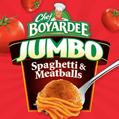 Chef Boyardee Jumbo Spaghetti and Meatballs, 14.5 Oz, 12 Pack thumbnail