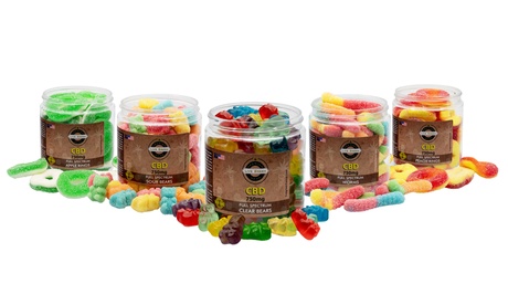 CBD Gummies Full Spectrum for Sleep (750mg) by Live Green Hemp 8oz - Peach Rings