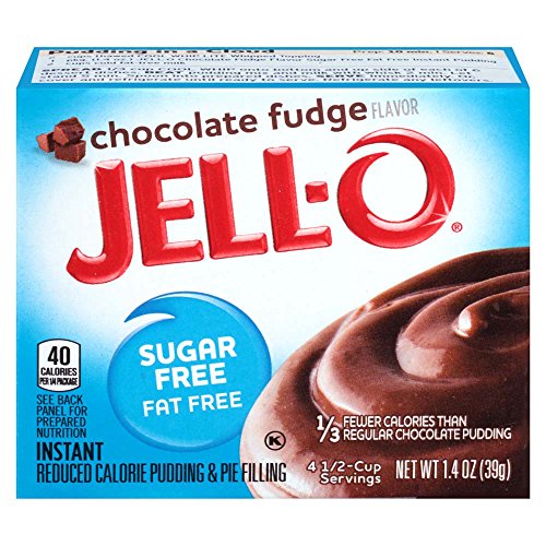 Jell-O Sugar-Free Chocolate Fudge Instant Pudding Mix 1.4 Ounce Box (Pack of 6) thumbnail