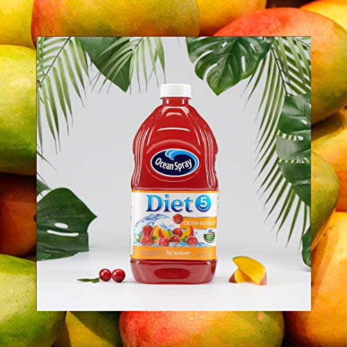 Ocean Spray Diet Cranberry Mango Juice Drink, 64 Fluid Ounce (Pack of 8) thumbnail
