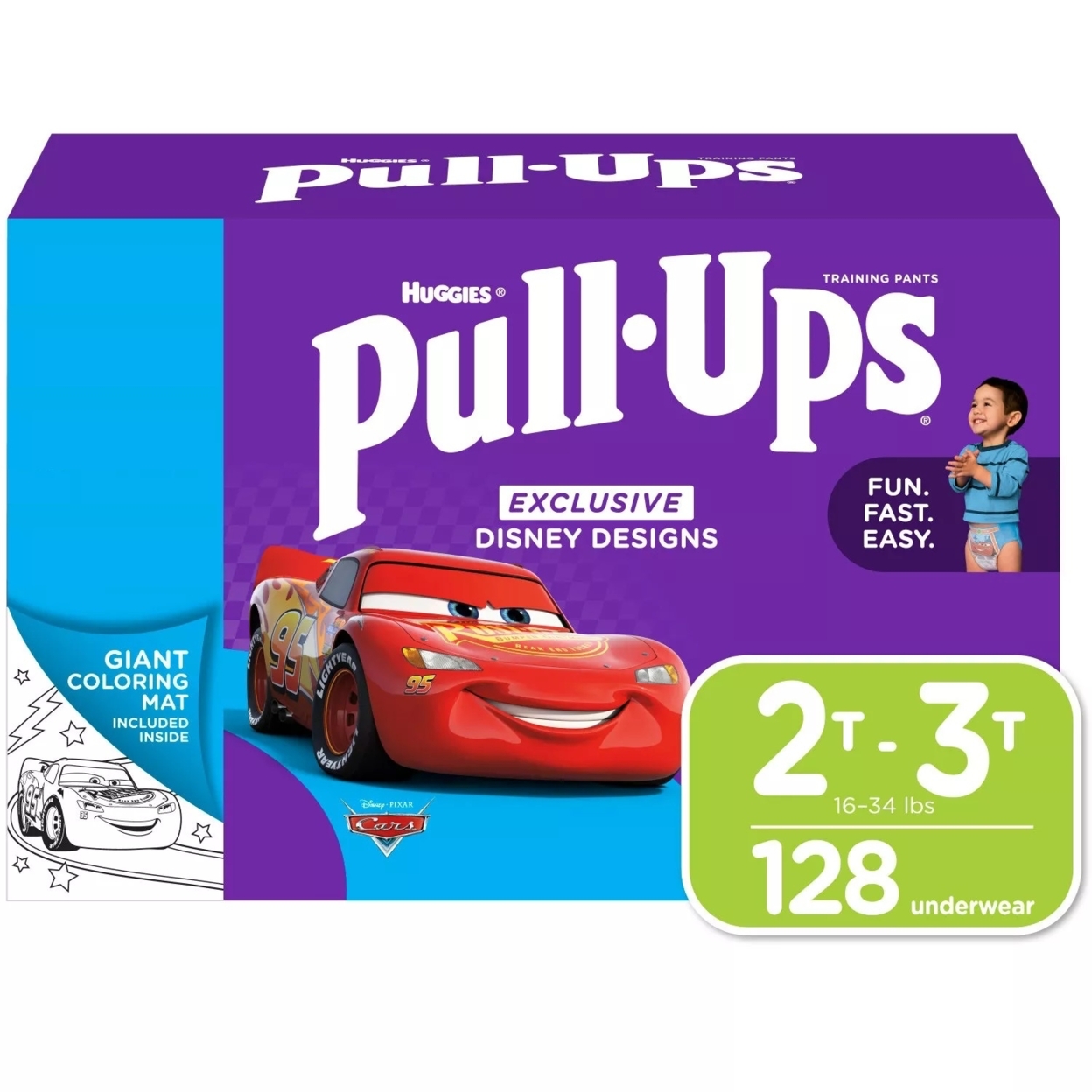 Huggies Pull-Ups Training Pants for Boys  2T-3T 18-34 Pounds (128 Count)