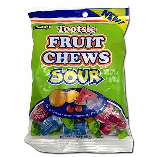 Tootsie 7 Oz Sour Fruit Chews