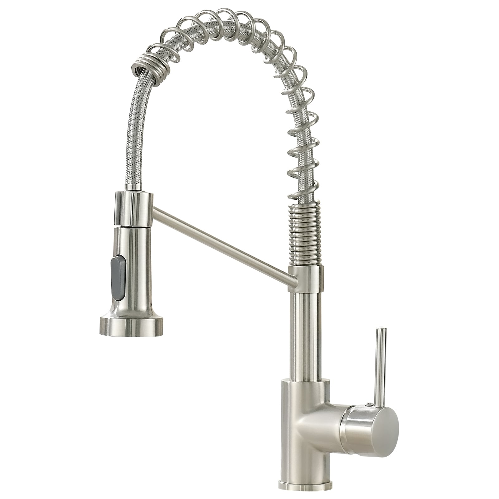 Topcraft Single Handle Pulldown Sprayer Single Hole Kitchen Faucet