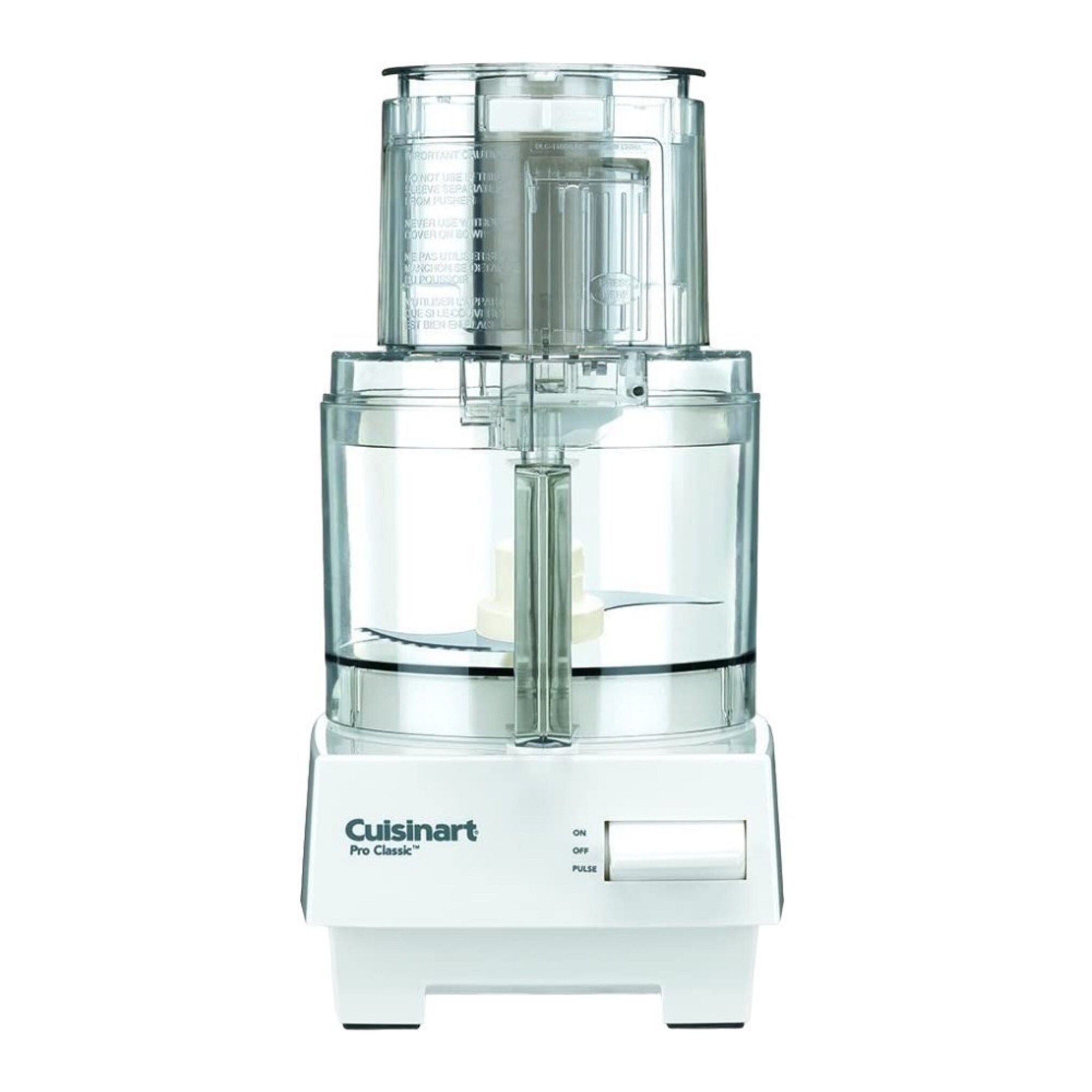 Cuisinart Pro Classic 7-Cup Food Processor (White) with Multicolor 12-Piece Knife Set thumbnail