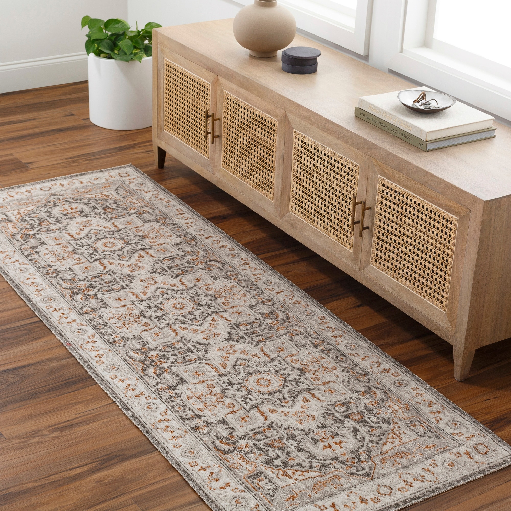 Basel BOS-2313 Machine Crafted Area Rug
