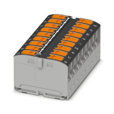 Phoenix Contact Distribution Block, 18 Way, 450 V, 24A, Blue