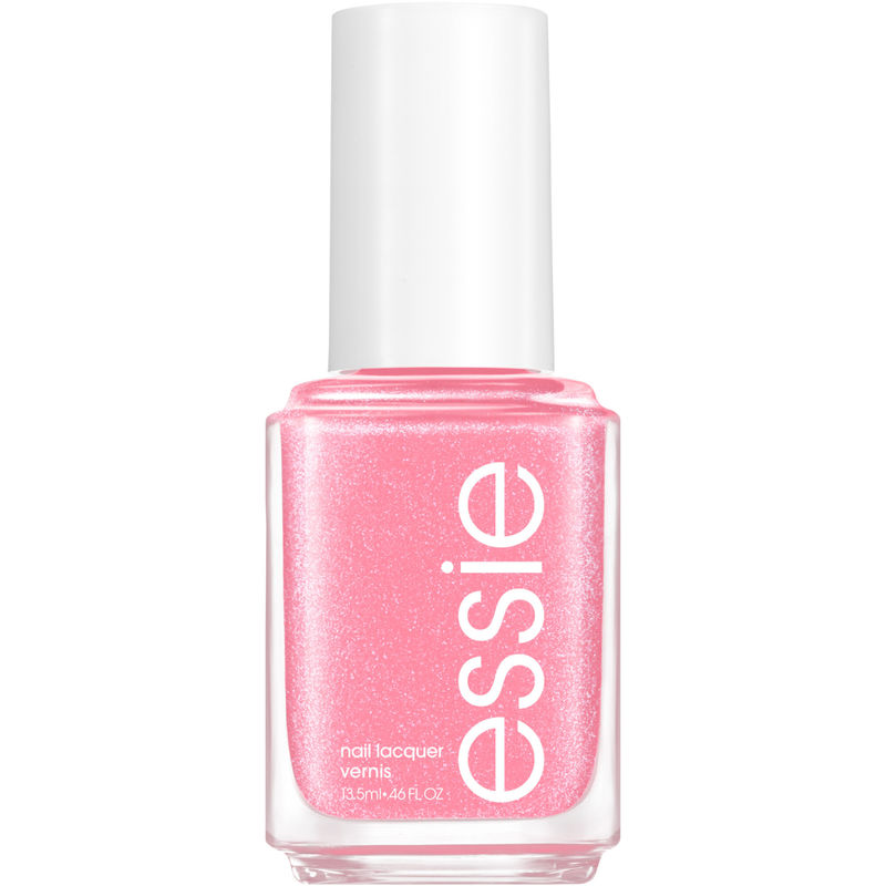 Essie Salon-Quality Nail Polish  Vegan  Pink Shimmer  Feel the Fizzle   0.46 Fl Oz