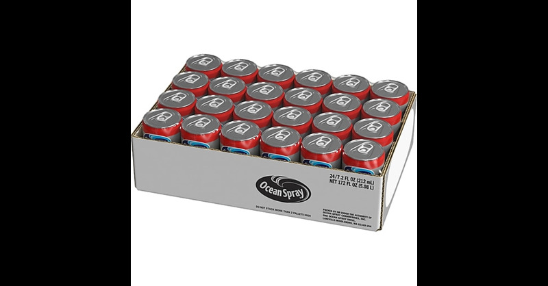 Ocean Spray Cranberry Juice Cocktail, 7.2 Fl. Oz, 24 Cans/Carton (2006) | Quill thumbnail
