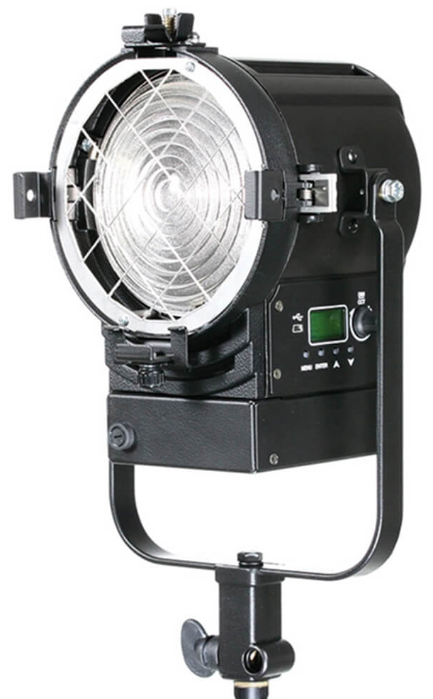LPAN-960-2313 60W Studio X2 Bi-Color LED Pole Operated & USB Power Cable Fresnel Light
