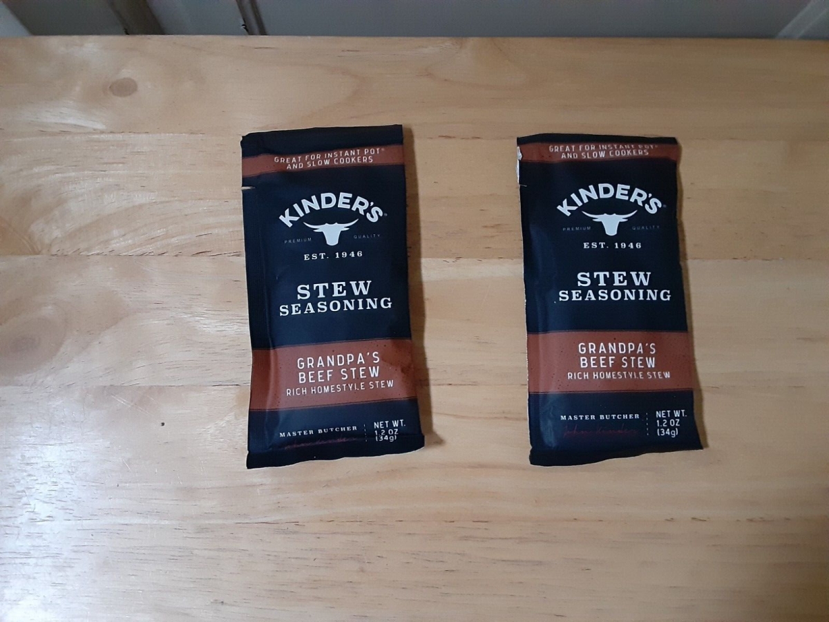 Kinder's Stew Seasoning Grandpa's Beef Stew 34g