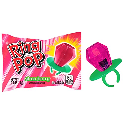 Ring Pop Bulk Candy Lollipop Variety Party Pack -20 Count Lollipops W/ Assorted Flavors - Fun Candy for Birthdays, Party Favors, Pool Parties, 4th of thumbnail