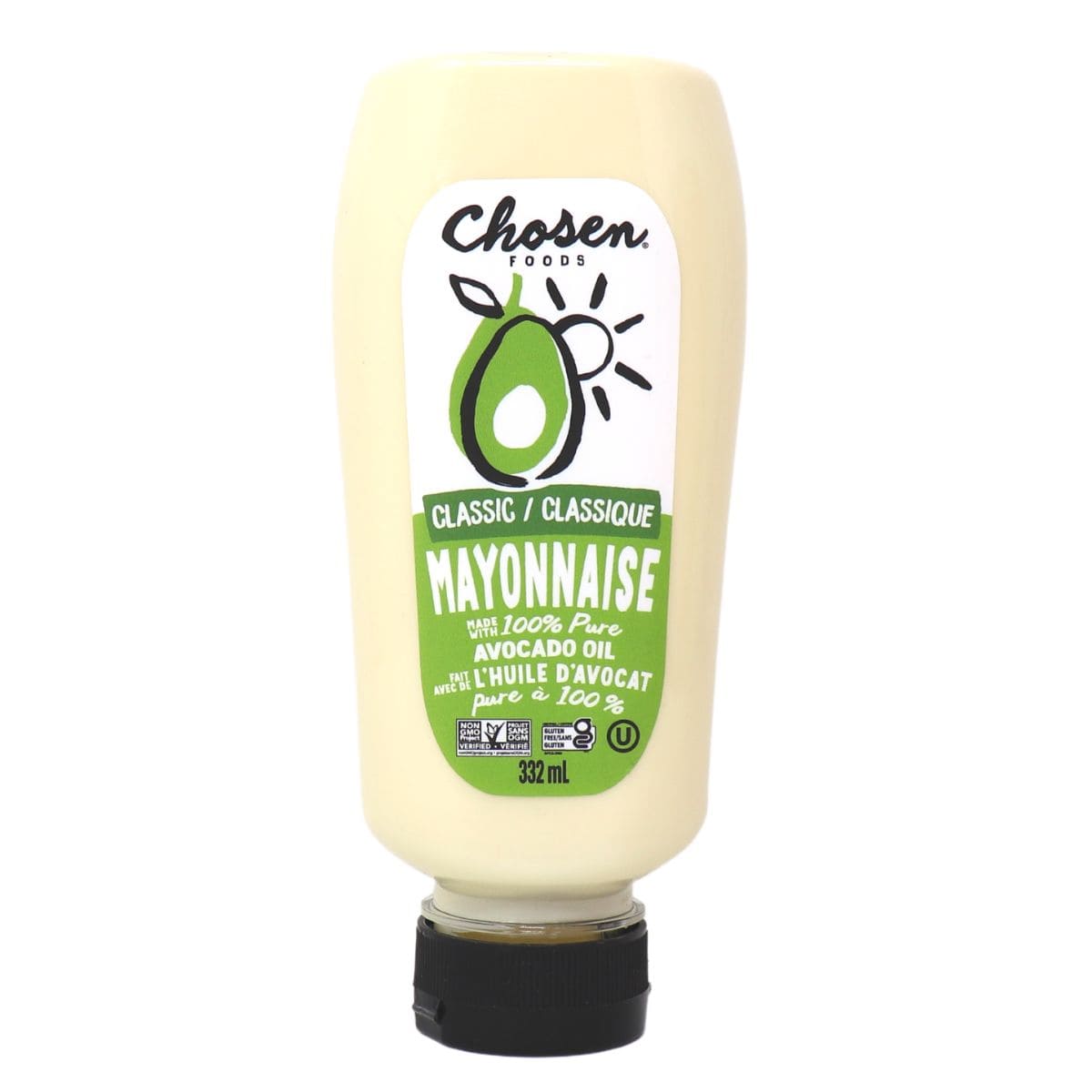 Chosen Foods, Classic Avocado Oil Mayo Squeeze, 11.25 Oz