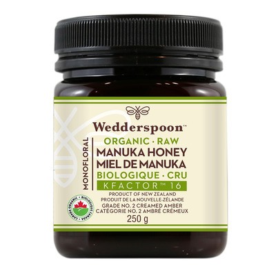 Wedderspoon Organic Raw Manuka Honey KFactor 16