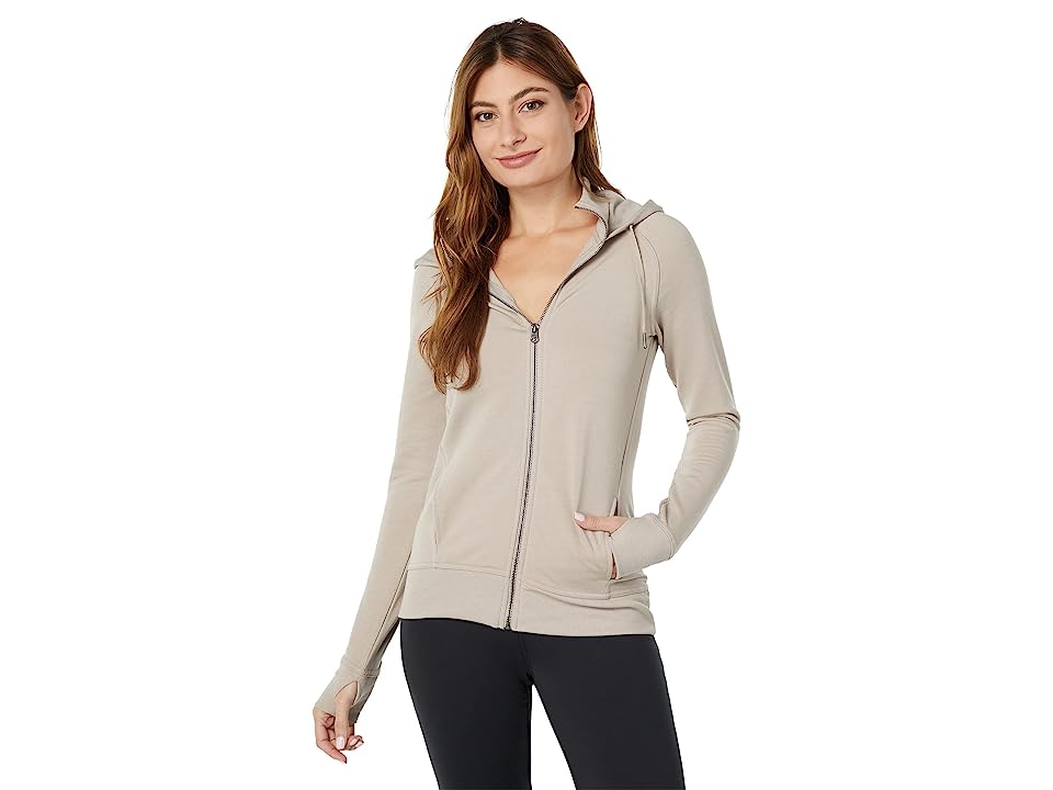 Jockey Active Cozy Fleece Jacket (Atmosphere) Women's Clothing