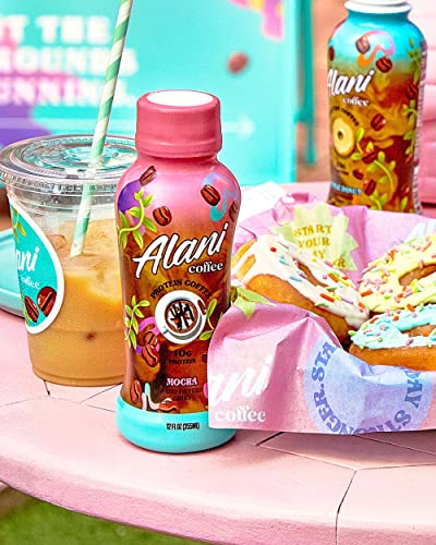 Alani Nu Protein Coffee, 100mg Caffeine, 10g Protein, Naturally Flavored, MOCHA, Only 90 Calories per 12 Fl Oz Bottle (Pack of 12) thumbnail