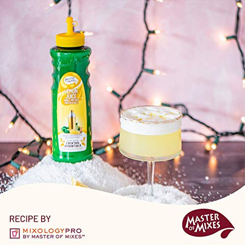 Master of Mixes Cocktail Essentials Single Pressed Lemon Juice  375 ML Bottle (12.7 Fl Oz)  Individually Boxed thumbnail