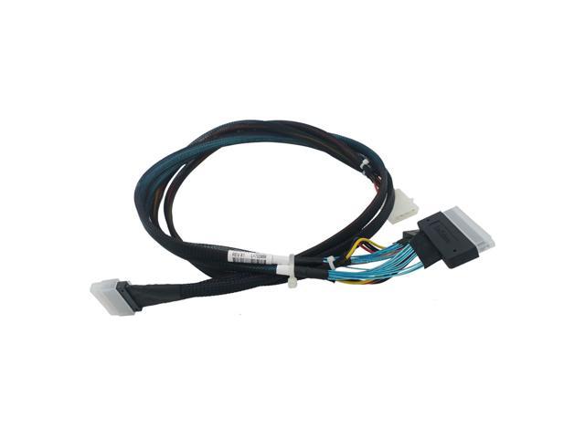 Linkreal PCIe 4.0 SlimSAS 8i (SFF-8654) to Two U.2 SFF-8639 Cable