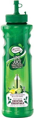 Master of Mixes Cocktail Essentials Single Pressed Lime Juice  375 ML Bottle (12.7 Fl Oz)  Individually Boxed thumbnail