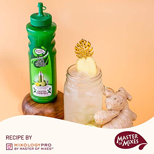 Master of Mixes Cocktail Essentials Single Pressed Lime Juice  375 ML Bottle (12.7 Fl Oz)  Individually Boxed thumbnail