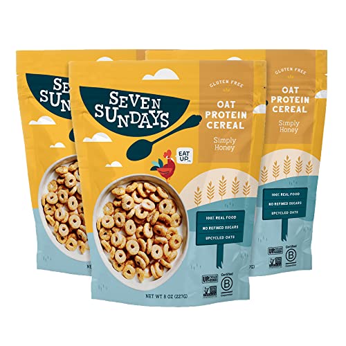 Seven Sundays Simply Honey Oat Protein Gluten Free Breakfast Cereal - 8oz