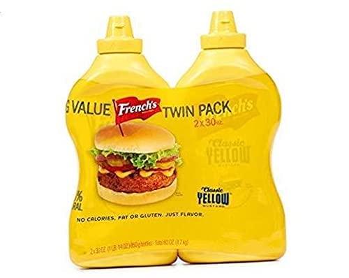 French's Classic Yellow Mustard; Big Value Twin Pack - 2 Count (30 Oz.) - SET of 1