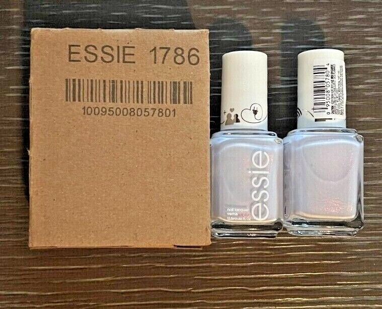 Essie Salon-quality Nail Polish, Vegan, Cyber Society, White, on the Download - 0.46 Fl Oz