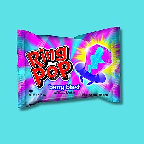 Twisted Ring Pops Variety Pack - 10-Count Bag of Individually Wrapped Ring Pop Twisted Flavor Lollipops, Hard Candy, Gem Candy Suckers | Gluten-Free C thumbnail