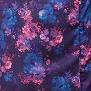 Chi Chi Puff Sleeve Lace Insert Floral MIDI Dress in Purple, Size 16 thumbnail