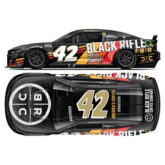 Action Racing Noah Gragson 2023 #42 Black Rifle Coffee Company 1:24 Elite Die-Cast Chevrolet Camaro thumbnail