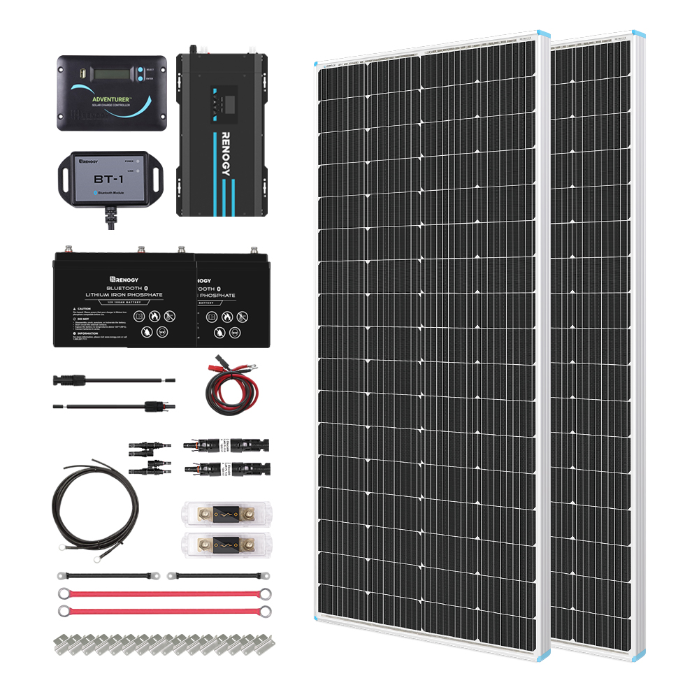 Renogy 400W 12V  General Off-Grid Solar Kit (5674)