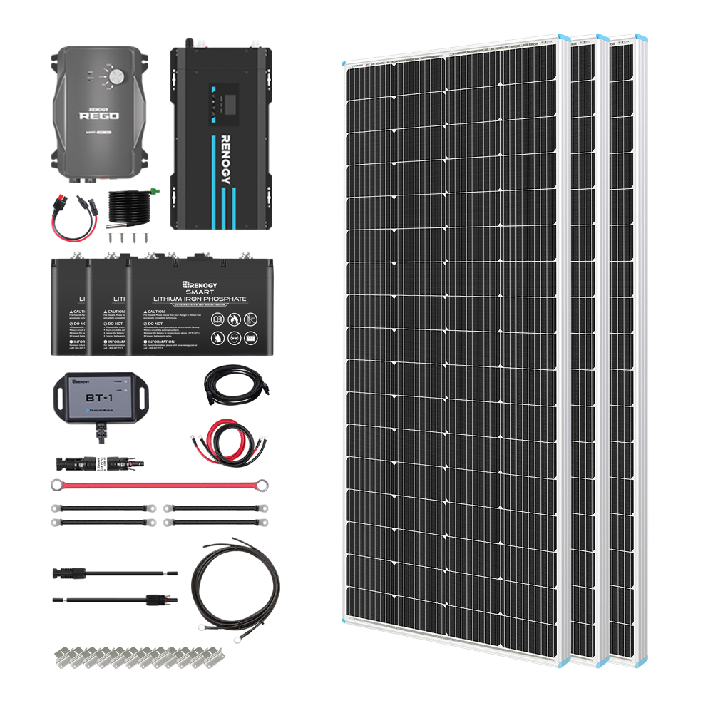 Renogy 600W 12V  General Off-Grid Solar Kit (5796)