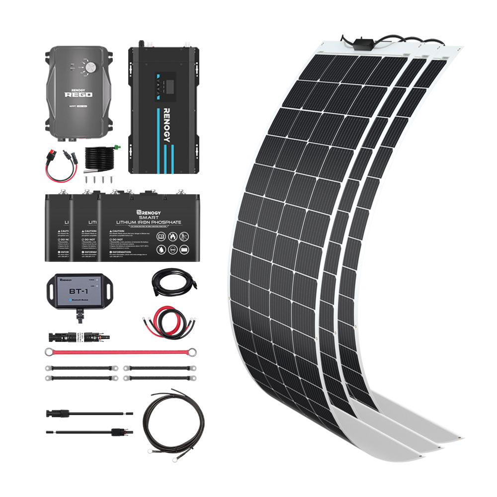 Renogy 600W 12V  General Off-Grid Solar Kit (5797)