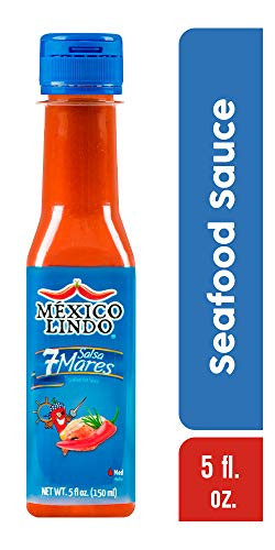 Mexico Lindo 7 Mares Hot Sauce  5 Fl Oz  Pack of 3 thumbnail
