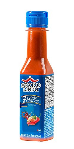 Mexico Lindo 7 Mares Hot Sauce  5 Fl Oz  Pack of 3 thumbnail