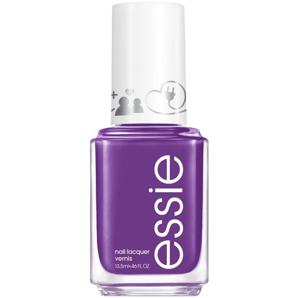 Essie Salon-quality Nail Polish, Vegan, Cyber Society, Purple, Cyber Society - 0.46 Fl Oz