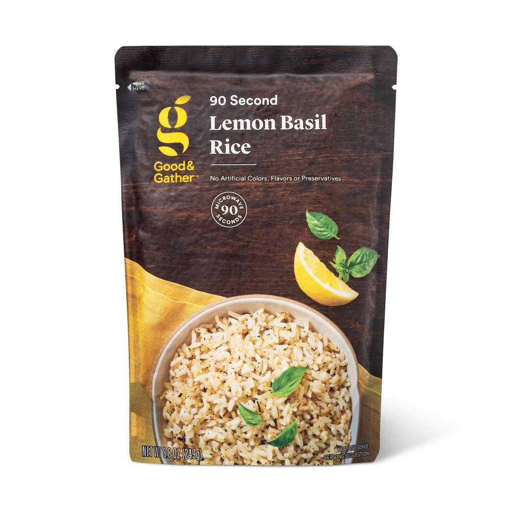 Lemon Basil Rice - 8.8oz - Good & Gather™ Image