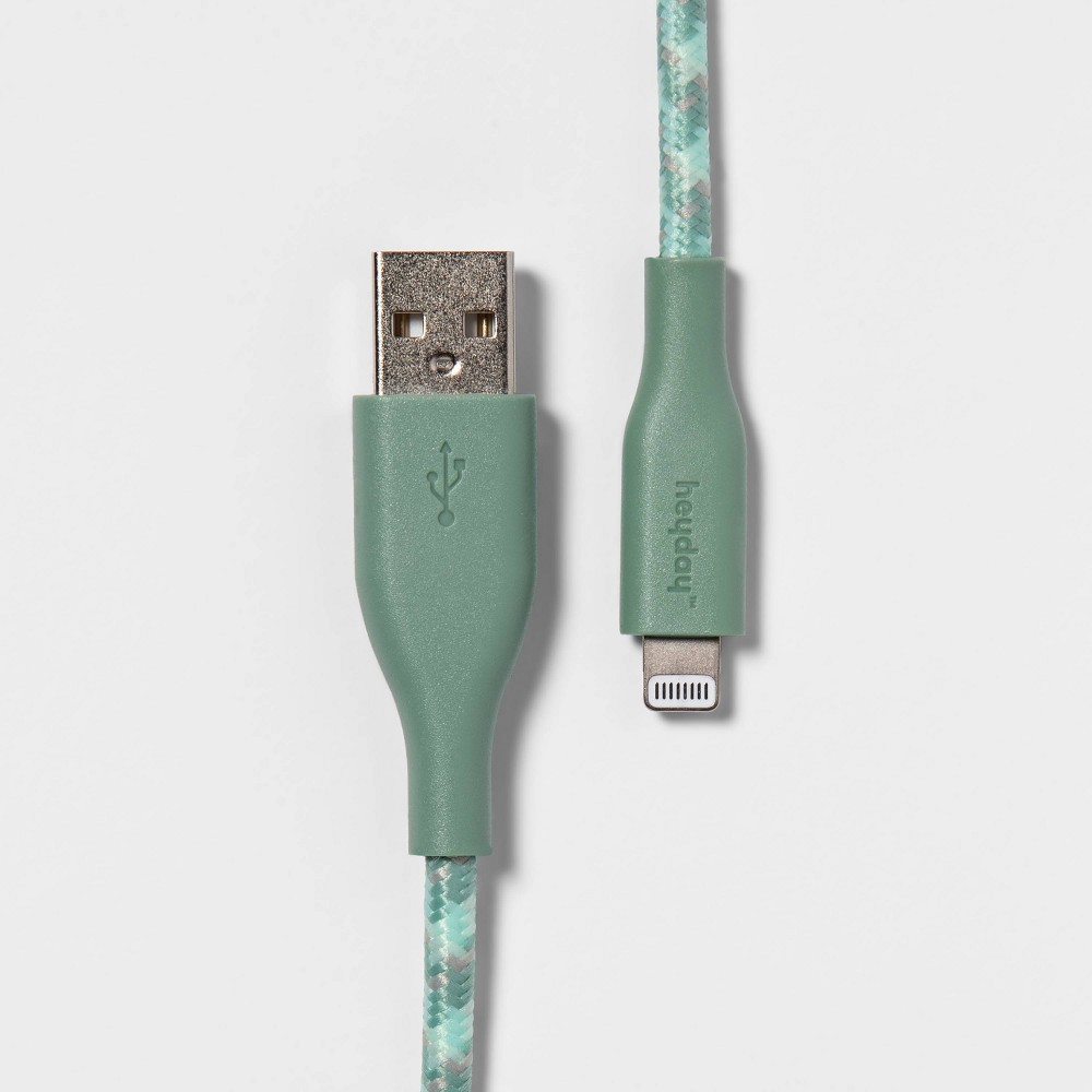 10' Lightning to USB-a Braided Cable – Heyday™ Evergreen