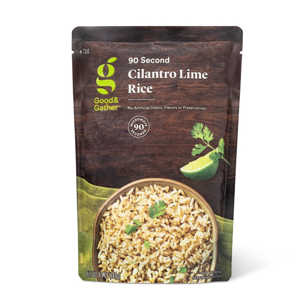 Cilantro Lime Rice - 8.8oz - Good & Gather™ Nutrition and Ingredients -  Good Eats