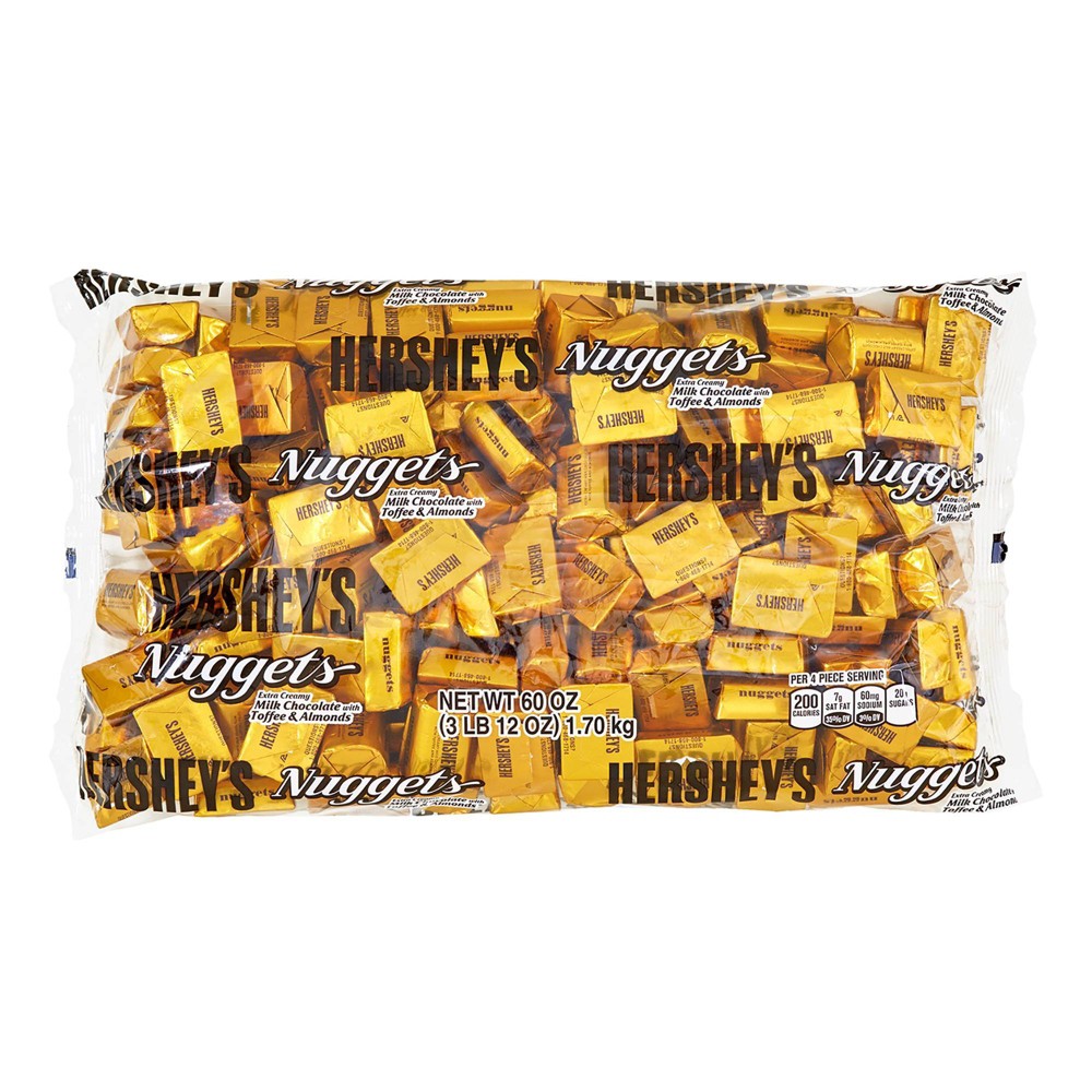 Hershey's Nuggets Milk Chocolate with Toffee and Almonds - 60oz