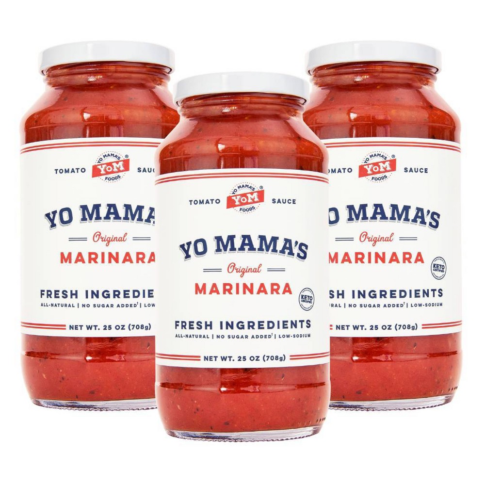 Yo Mama's Roasted Garlic Alfredo Sauce - 3ct / 48oz