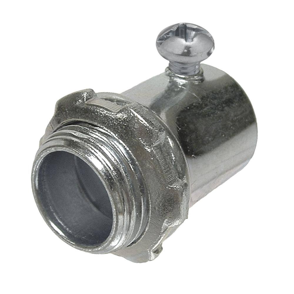 1/2 in. Uninsulated EMT Set-Screw Connector, 50-Pack