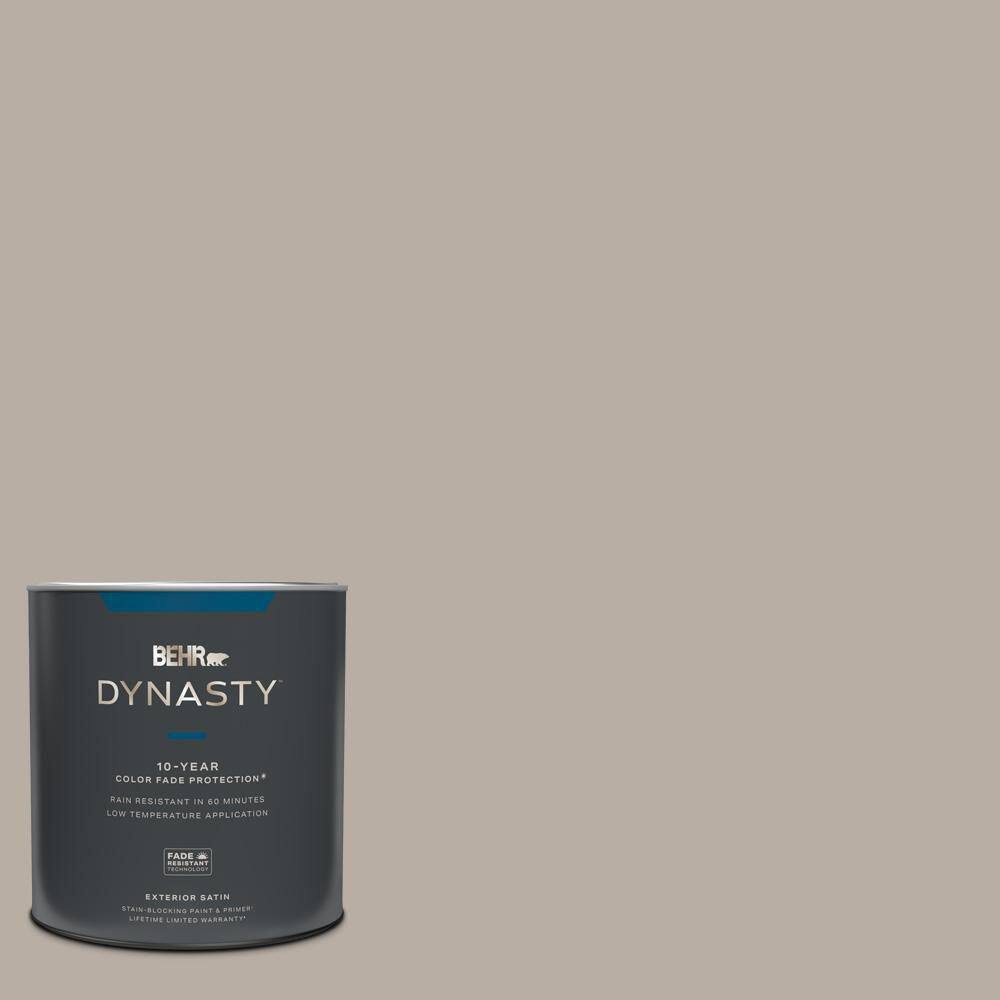 BEHR DYNASTY 1 Qt. #T18-08 Off the Grid Satin Enamel Exterior Stain-Blocking Paint & Primer