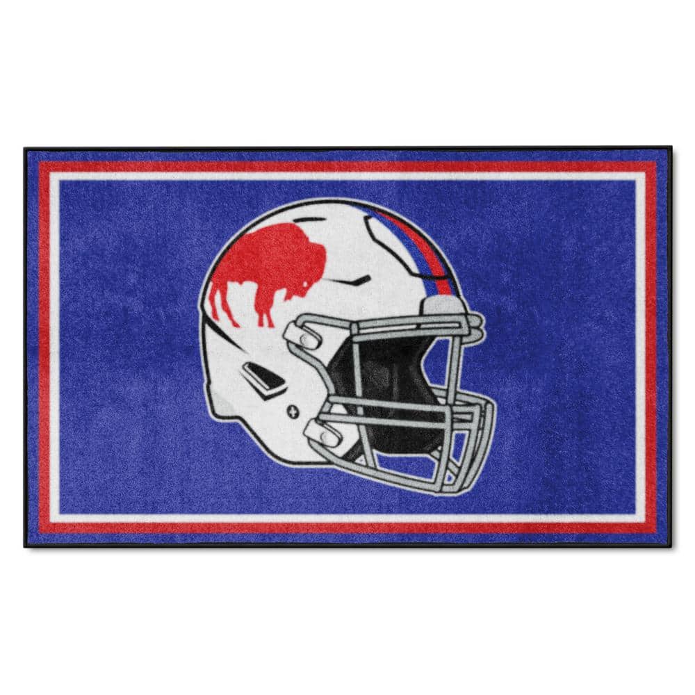 36123 4 X 6 Ft. Buffalo Bills Plush Area Rug, Blue