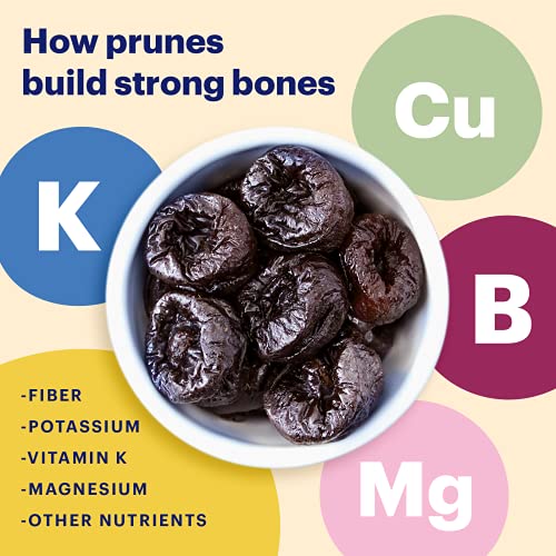Sunsweet Amazin' Prunes - Bite Size Prunes Pitted Unsweetened & Dried - Gluten Free, Vegan, Low Fat - Dietary Fiber & Natural Minerals - Dried Fruit - thumbnail
