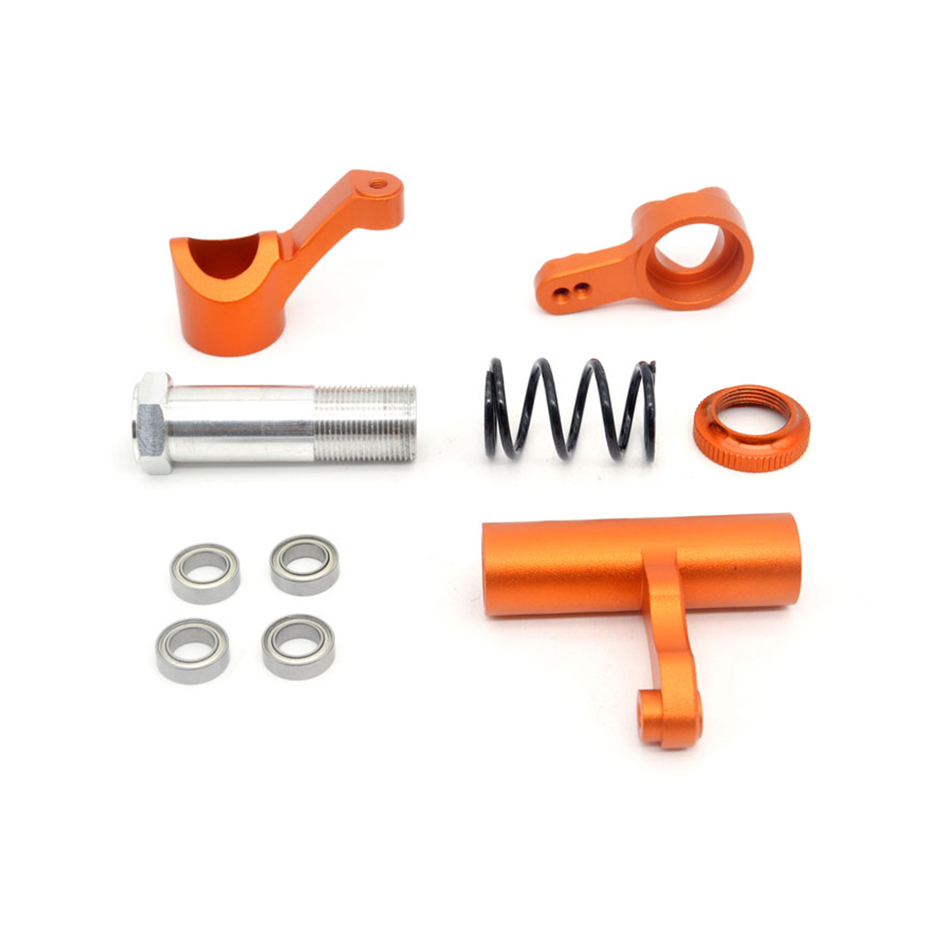 RC Automobile Assembled Steering Group Metal Upgrades Car-styling Accessories Replacement for ZD Racing MT8 9021 9020 9116 EX-07
