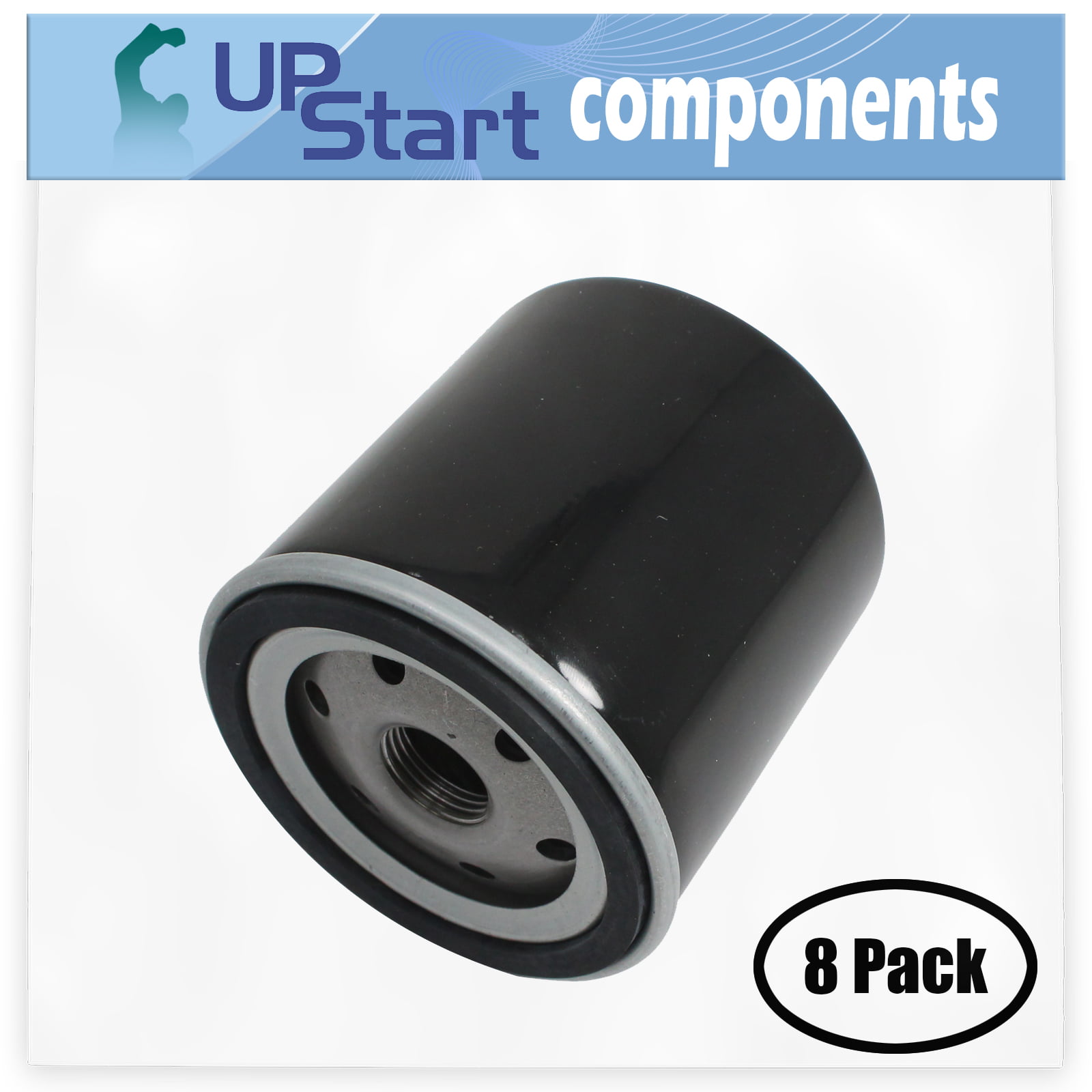 8-Pack 491056 Oil Filter Replacement for Briggs & Stratton 261777-0134-01 Engine - Compatible with 52 050 02-S AM101207 Oil Filter